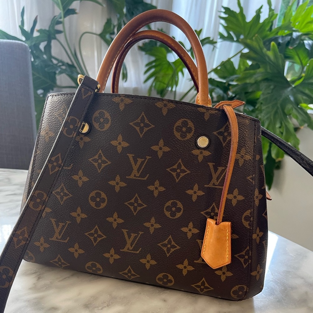 Authentic Louis Vuitton monogram montaigne bb